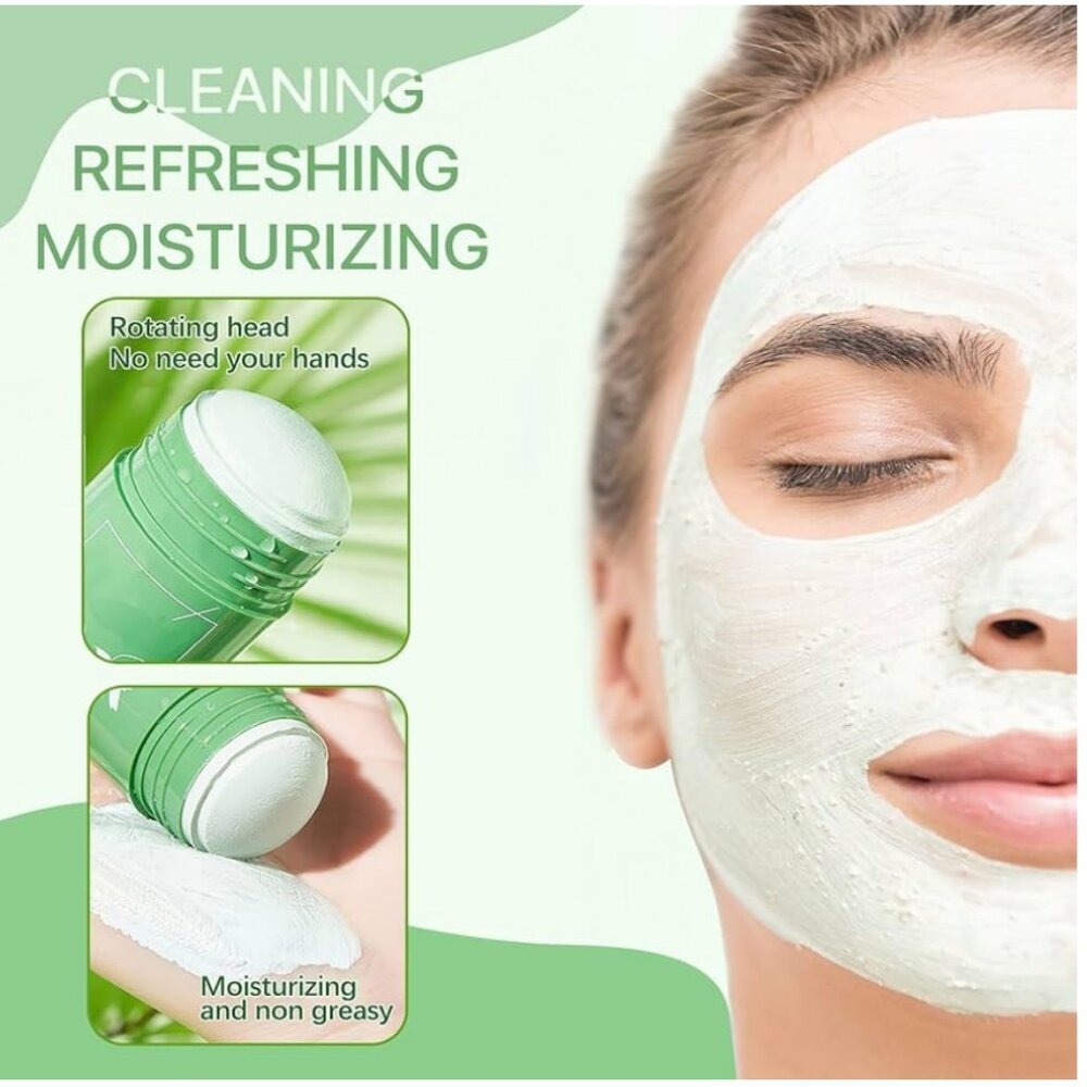 NEW 2 Sticks Green Tea Mask Sticks Sealed Oil Control 1.42oz X2 Total almost 3oz